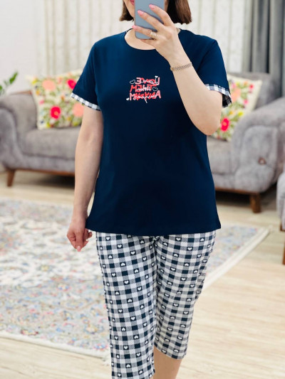 تیشرت و‌شلوارک چهارخونه