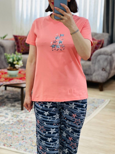 تیشرت و شلوار ستاره مکسی
